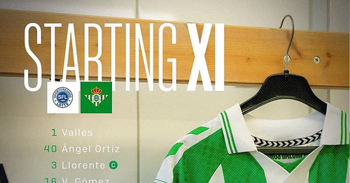 Fran García se estrena en el primer once del Betis en la pretemporada
