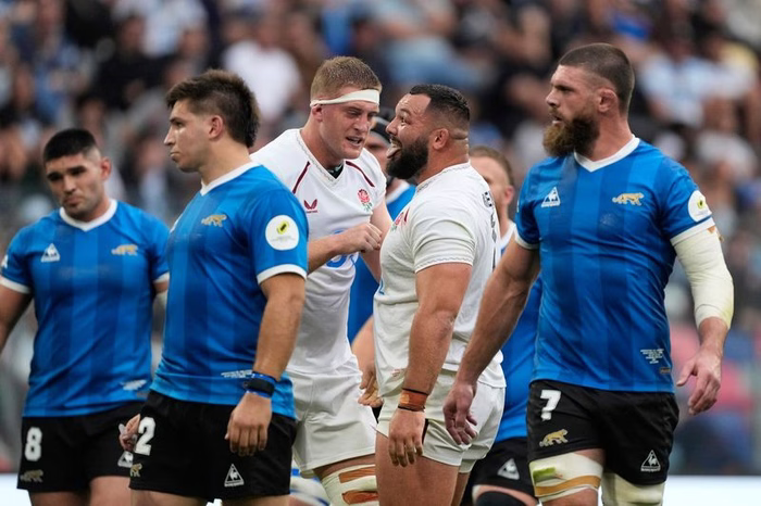 Cards, chaos and controversy: How England just about clung on for Argentina victory