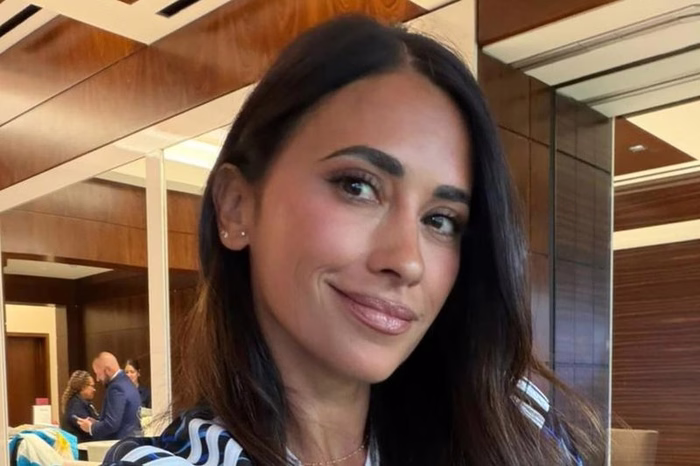 Pileta, lectura y relax: Antonela Roccuzzo mostró cómo se prepara para alentar a Messi en la final del Mundial