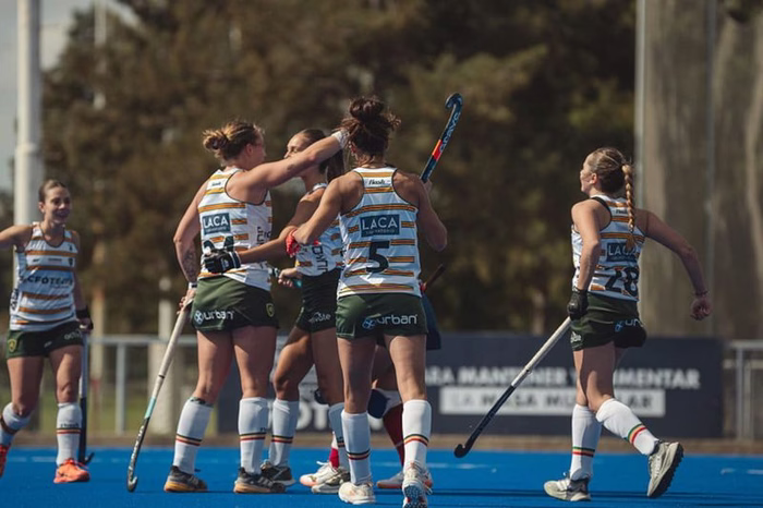 Lomas rescató un punto como visitante ante Santa Bárbara en el Metropolitano femenino de hockey