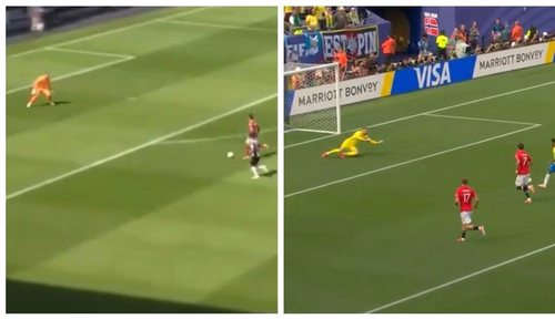 Igor Jesus faz gol em lance parecido ao de Endrick na Copa; web reage