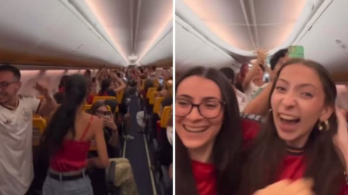 VIDEO Il pilota annuncia il titolo mondiale: festa a bordo per la Spagna campione
