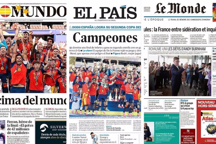 Así reflejaron los diarios del mundo en sus tapas la victoria de España sobre Argentina: “Apabullante” y “dura despedida”