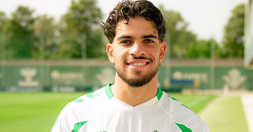 Abde, feliz en su regreso a la ciudad deportiva del Betis