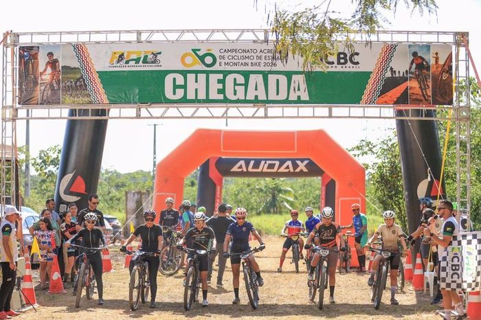 Antônio Frota e Érica Soares vencem novamente na 2ª etapa do Acreano de MTB; veja pódios