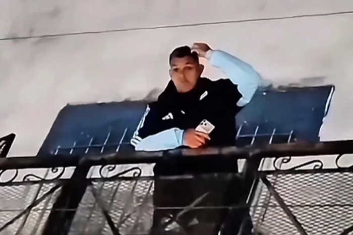Facundo Medina dio un discurso frente a los vecinos de su barrio, en Lanús: “Estoy un poco triste”