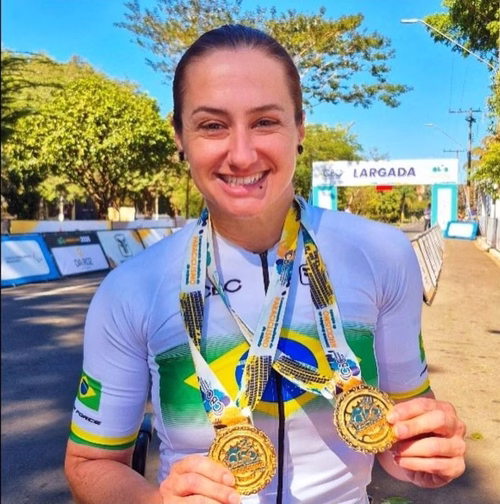 Equipe joseense fatura oito ouros e uma prata no Brasileiro de Estrada de Paraciclismo