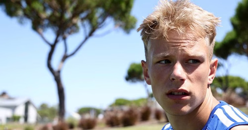 : lucide mais ambitieux, Lucas Hogsberg fait son introspection en marge du stage du Racing Club de Strasbourg