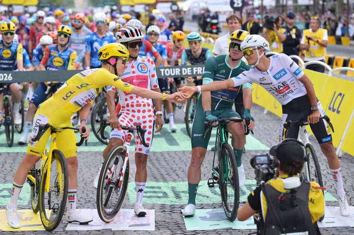 La classifica finale del Tour de France: Pogacar è ufficialmente il vincitore per la quinta volta – SPORTFACE.IT