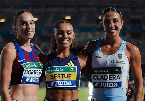 La velocista tomareña Alba Borrero, subcampeona de España del 200 en Málaga