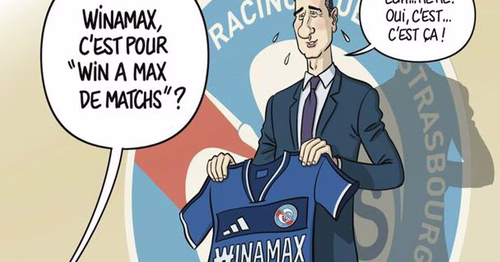 Strasbourg Le dessin de la semaine par Yannick Lefrançois : la saison de la "win" pour le Racing ?