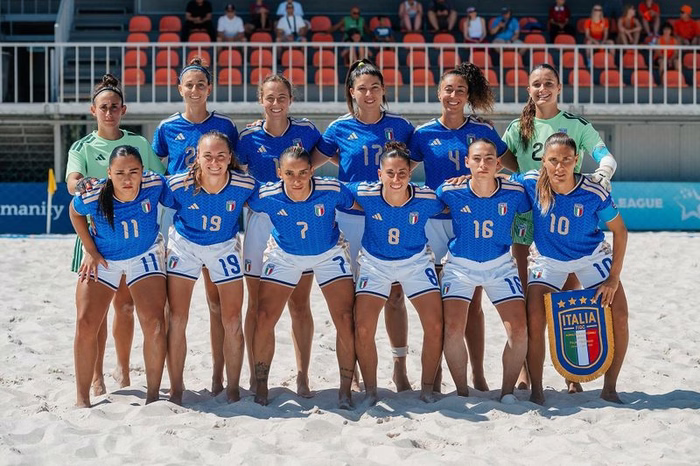 Beach soccer femminile, goleada dell’Italia contro l’Olande nelle qualificazioni alla Superfinal europea