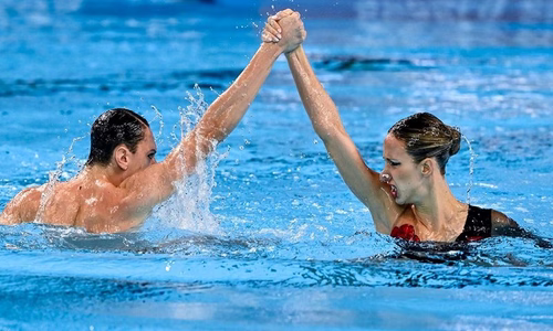 Filippo Pelati e Lucrezia Ruggiero sono bronzo nel duo misto libero degli Europei 2026. Oro alla Gran Bretagna