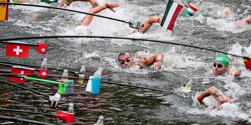 Luca Karl im 10-km-Freiwasserbewerb der Schwimm-EM auf Platz acht