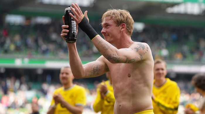 Trotz Jokerrolle: Julian Brandt trifft bei Ligadebüt