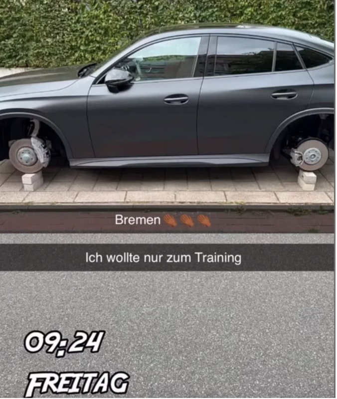 Reifenklau bei Werder Bremen: Coulibaly verpasst fast das Training