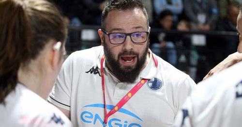 Mathieu Lanfranchi, nouveau coach du Havre AC handball, après le départ de Tom Garnier