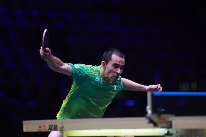Hugo Calderano avança às oitavas de final do Smash da Europa