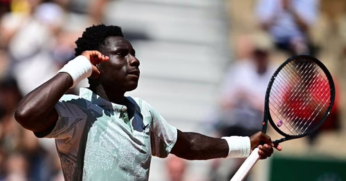 Le joueur de tennis Moïse Kouamé