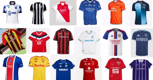 Votez pour le plus beau maillot de Ligue 1 pour la saison 2026