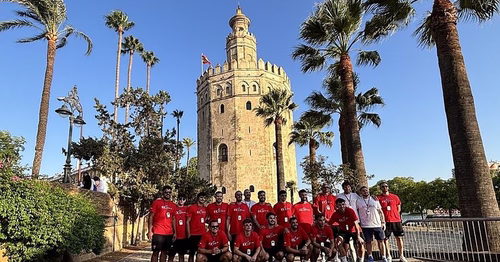 El entrenamiento de pretemporada más especial del Cajasol Sevilla BM Proin