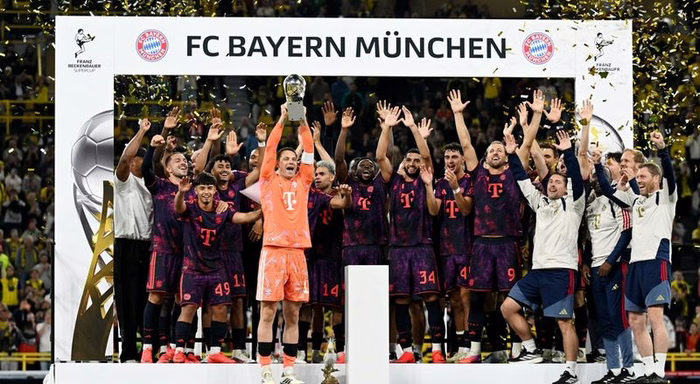 Bayern Munique conquista Supertaça alemã com vitória sobre Borussia Dortmund
