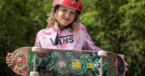 La skateuse Nana Taboulet