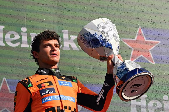 Lando Norris cumplió con el mandato del poleman en la despedida de Zandvoort del calendario de la Fórmula 1