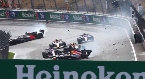 GP dos Países Baixos interrompido devido a acidente de Max Verstappen