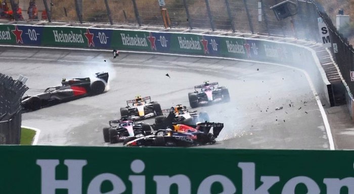 GP dos Países Baixos interrompido devido a acidente de Max Verstappen