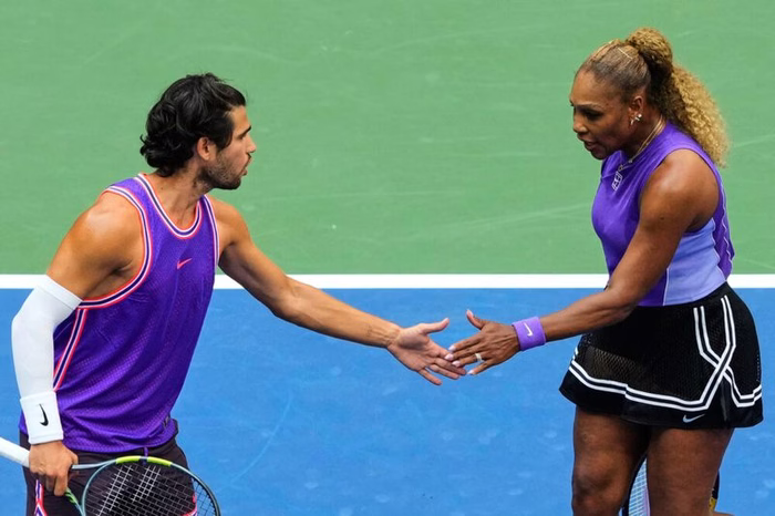 US Open 2026, Serena Williams/Carlos Alcaraz vanno in crescendo e superano il primo turno nel doppio misto