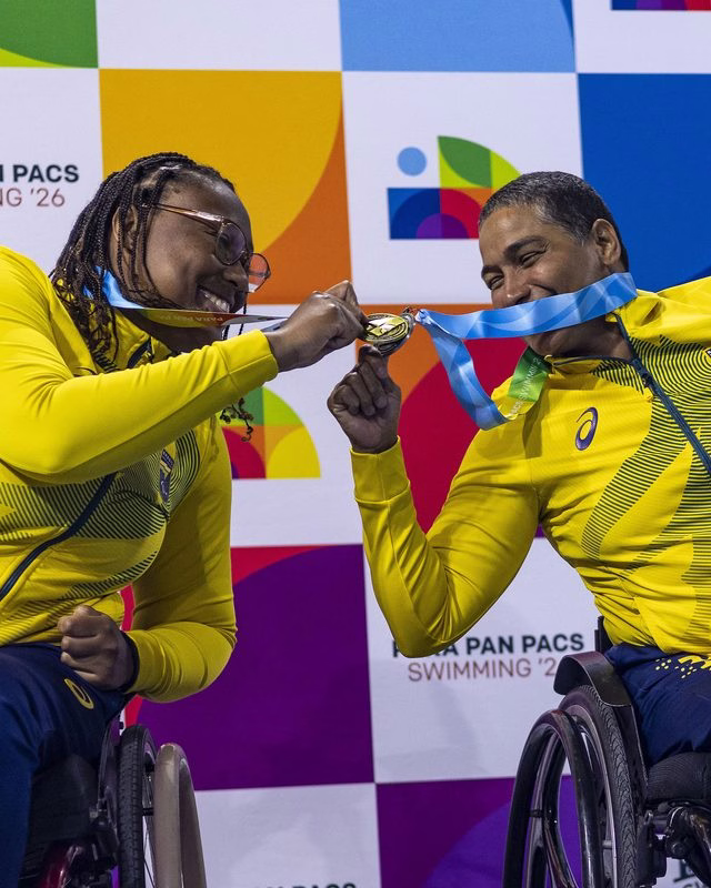 Lídia Cruz bate recorde e Brasil leva 4 medalhas no Parapan-Pacífico