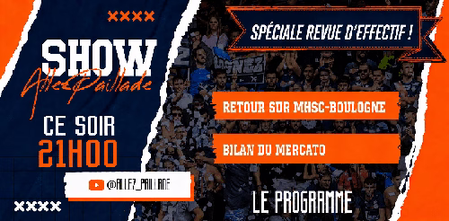 [AP TV] APSHOW ce soir en Live sur Youtube à 21H. MHSC-Boulogne et Spéciale Mercato!