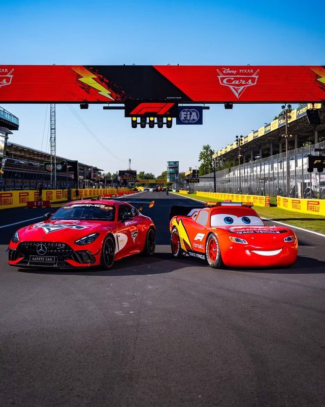 Carro com pintura de Relâmpago McQueen será safety car em Monza; veja