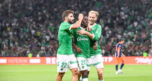 Reçue 5/5, l'ASSE sort les muscles face à Montpellier et creuse l'écart en tête de la L2