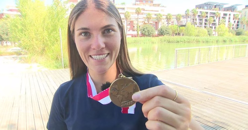 Études, entraînement , médaille de bronze : l'incroyable parcours d'Aurélie Godet, championne de wakeboard