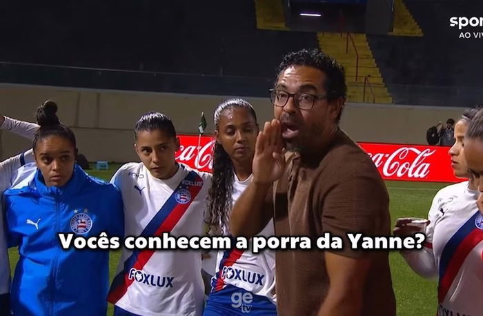 Brasileiro Feminino: técnico do Bahia impressiona com discurso