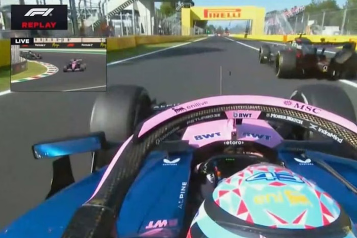 El espectacular doble adelantamiento de Colapinto tras el despiste en el Gran Premio de Monza