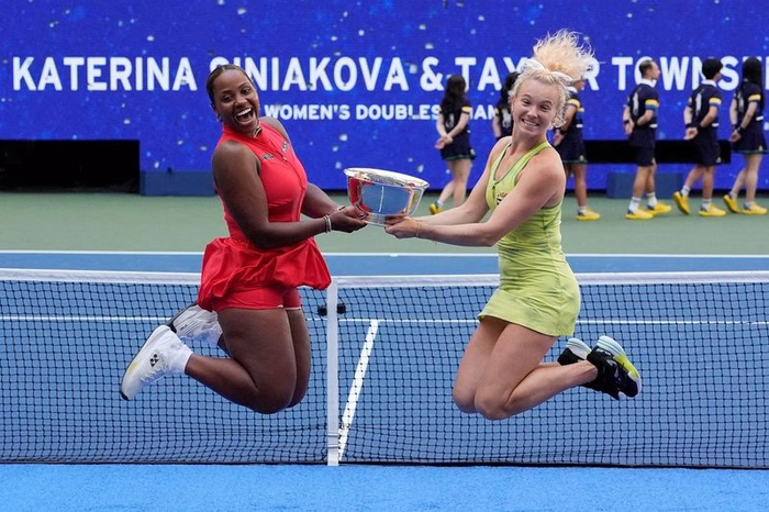 Taylor Townsend and Katerina Siniakova complete career grand slam together with US Open doubles title