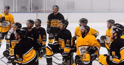 "L'équipe est prête" : les Dragons de Rouen lancent leur saison de hockey, avec un nouvel entraîneur et des certitudes