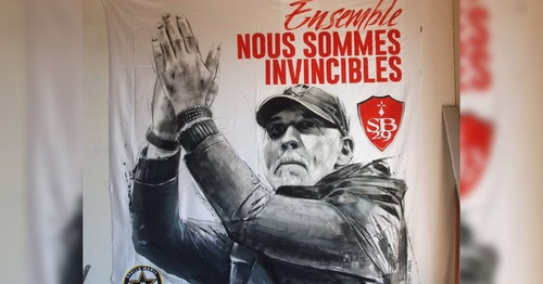 Stade Brestois : la toile hommage à Eric Roy de la Stella
