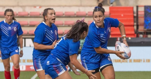 Rugby : l'équipe de France féminine de rugby à XII prépare sa coupe du Monde à Bordeaux