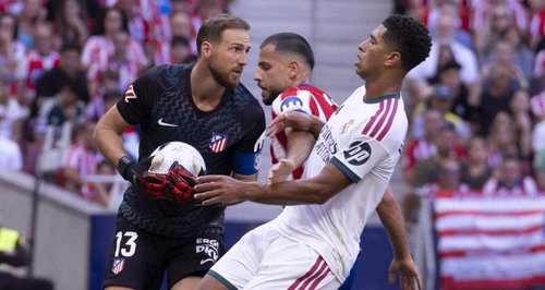 Réduit à 10, le Real Madrid s'incline face à l'Atlético Madrid dans un match électrique