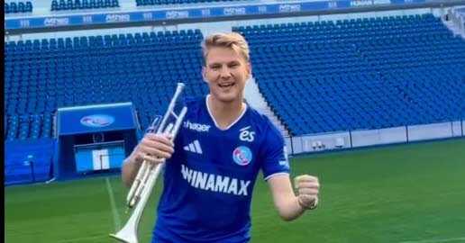 Football L'Alsacien Robin Leon sort une chanson pour fêter les 120 ans du Racing Club de Strasbourg