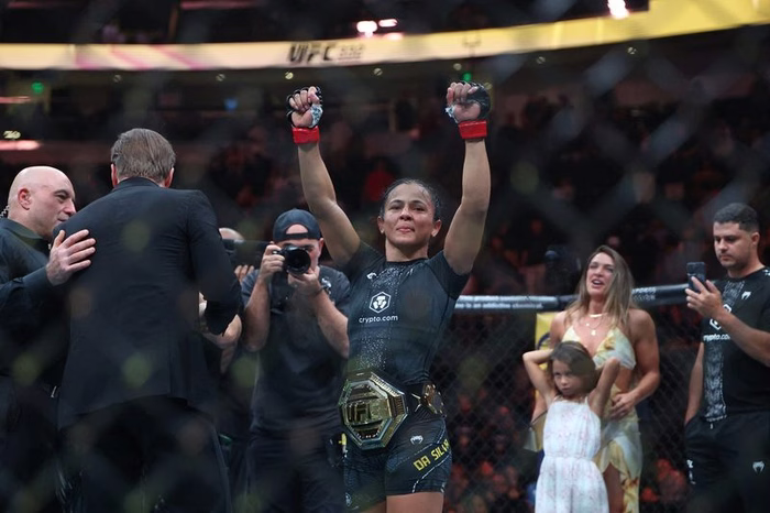 Natalia Silva crowned women’s flyweight champion at UFC 332 as Valentina Shevchenko issues warning