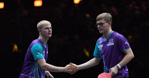 Les frères Lebrun sacrés champions d'Europe du double messieurs en tennis de table