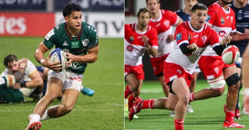Tom Spring (Aviron Bayonnais) et Dorian Laborde (Biarritz Olympique) avant Lyon et Grenoble