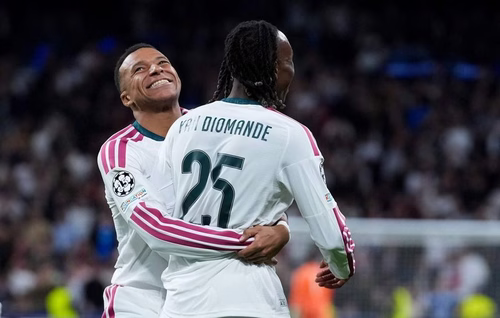 Ligue des champions : Le Real Madrid fait plier Leipzig avec des bijoux de Mbappé et Diomandé